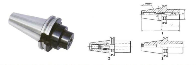 DIN 69871 Morse Taper (with drawbar) for CNC Milling Machine Accessories Tools