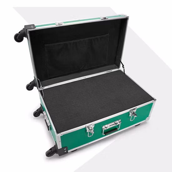 Valise de vol de chariot à outils en aluminium personnalisé professionnel d'usine