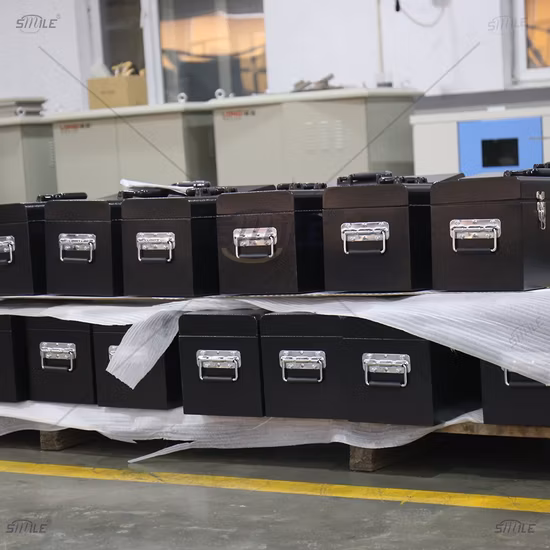 Boîte à outils de camion en aluminium robuste de vente chaude de sourire