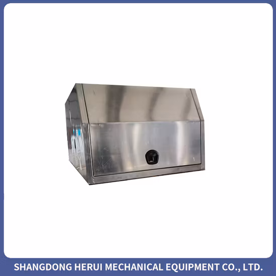 Auvent Ute en métal et acier, dessus étanche, aluminium blanc, boîte à outils, boîte à outils personnalisée